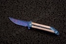 Kwaiken blued dragonskin damascus